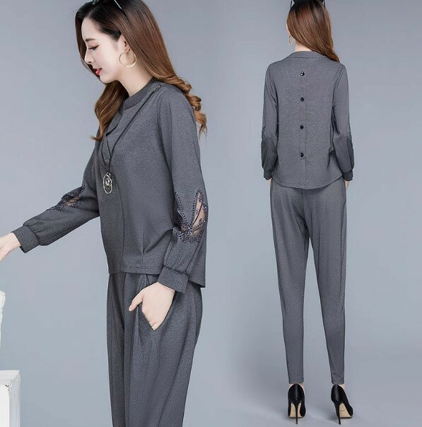 かっこいい パンツドレス セットアップ レディース パンツスーツ パーティードレス 結婚式 お呼ばれ ドレス パンツ 大きいサイズ 3L 4L キーネック トップス 黒 韓国 ファッション 20代 30代 40代 50代 蝶柄 きれいめ カジュアル 通勤服 オフィス