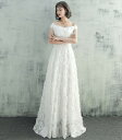 ウエディングドレス 大きいサイズ ウエディングドレス 白 二次会 スレンダーライン 花嫁 刺繍 レース フェザーモチーフ オフショルダー 小さいサイズ 3L シンプル
