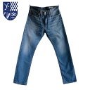 福山ファクトリーギルド F.F.Gパンツ デニム デニムパンツ テーパード メンズ ボトムス ズボン ロングパンツ ストレート 赤耳 スリム ジーンズ ジーパン カジュアル きれいめ USAコットン 綿100%Artigiano OW Jeans fg-tp 服