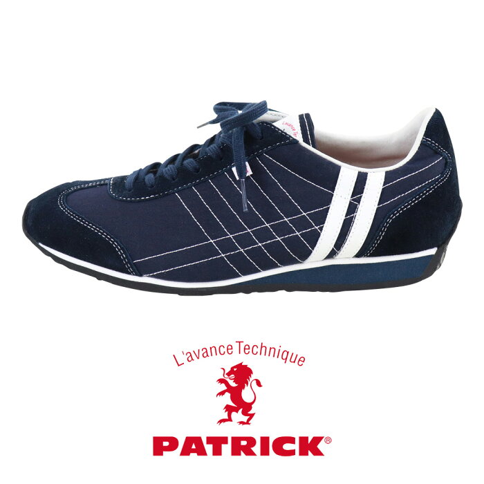 IRIS-CONBU NAVY ライン入り スニーカー