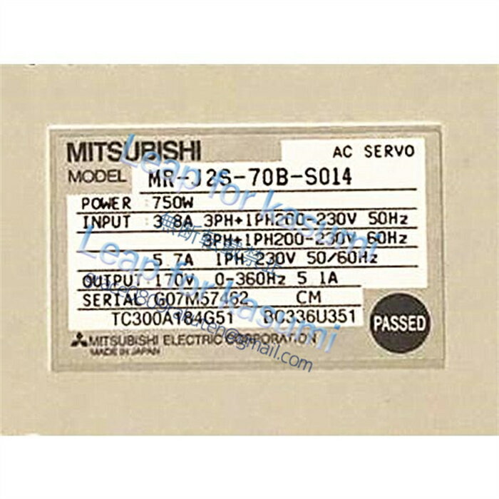 Vi MITSUBISHI OHd@ MR-J2S-70B-S014 y6ۏ؁z