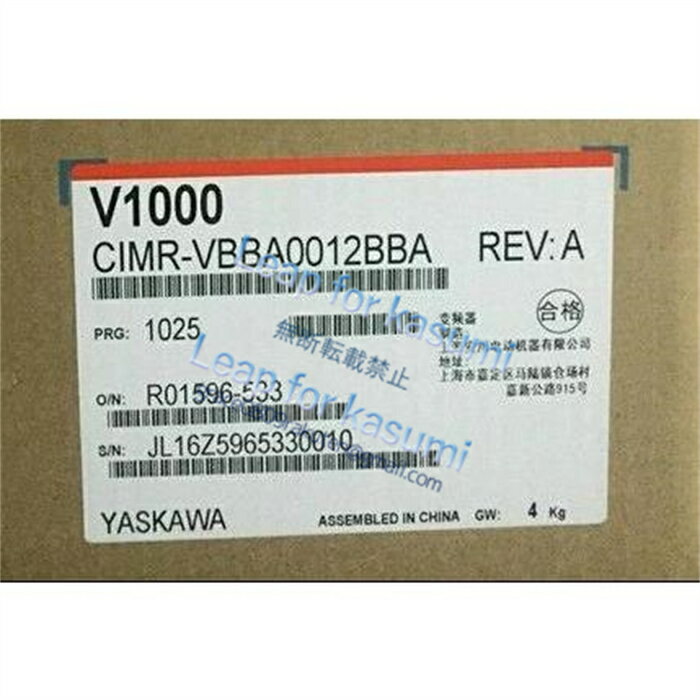 Vi YASKAWA d@ CIMR-VBBA0012BAA Co[^[ y6ۏ؁z