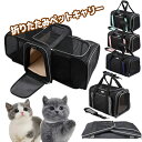 【送料無料】3wayペットキャリー ペットキャリー バッグ 折り畳み 拡張 3way ショルダー ペット 猫 犬 メッシュ 軽量 ペットバッグ 折りたたみ ペットキャリーバッグ ねこ ネコ 小型犬 10kg以下 旅行 病院 散歩 ライブ ケース 避難