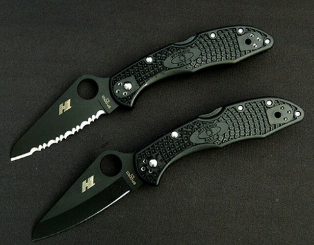 SPYDERCO スパイダルコ h-1 鋼 SALT2 ソルト2 オールブラックチタンコーティング C88PBBK2通販格安セール情報 楽天 通販