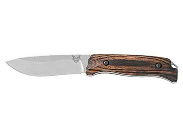 BENCHMADE　#15001-2 サドル・マウンテン スキナー /ウッド ,シースナイフ 　送料無料