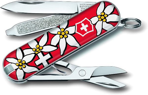 VICTORINOX ビクトリノックス ナイフ クラシックSD エーデルワイス 0.6223.840 日本正規品 保証書付属のサムネイル