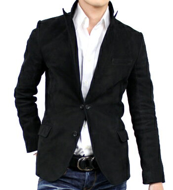 S〜XL オリジナル タイト 馬革 ヌバック テーラード レザージャケット 日本製 ホースハイド フォーマル スーツ スエード 革ジャン 皮ジャン 本革 本皮 ...