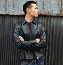 ラム革 襟付き シングルライダース SS〜LL 日本製 ラムスキン 羊革 本革 本皮 柔らかい 防寒 防風 通学 レザージャケット 革ジャン 皮ジャン バイク ...