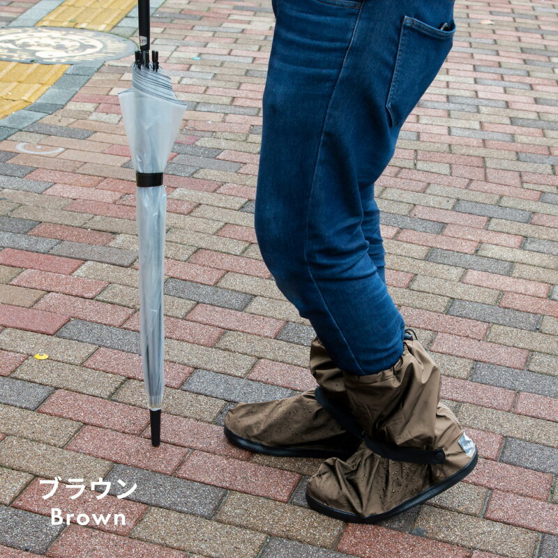 贈答 新品 XLサイズ 防水 シューズカバー ホワイト レインブーツ 長靴
