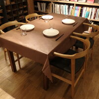 テーブルクロス撥水北欧おしゃれ長方形180×140cm選べる7色ブラウンブラックグレーベージュブルーマスタードピンク防水フリルシンプル可愛いかわいい【送料無料】_87304
