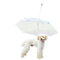 ペットアンブレラ小型犬散歩用傘雨の日の愛犬のお散歩に直径77cm小型犬〜中型犬用梅雨/雨具/チワワ_83092