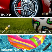 コードレスエアコンプレッサー電動空気入れ充電式最大7気圧自動停止デジタル表示LEDライトインフレーター12V自動車自転車バイクボール浮き輪あす楽対応【送料無料】_75161