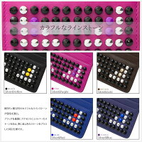 カードケース牛本革製ラインストーン付カード6枚収納選べる5色メンズレディースSuicaポイントカード診察券名刺入れ専用ケース・ロゴ入り巾着付き贈り物あす楽対応【送料無料】_82131