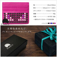 カードケース牛本革製ラインストーン付カード6枚収納選べる5色メンズレディースSuicaポイントカード診察券名刺入れ専用ケース・ロゴ入り巾着付き贈り物あす楽対応【送料無料】_82131