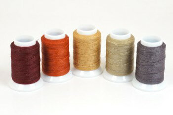 ビニモ5番（ダブル　ロウ付糸）全25色 レザークラフト工具 クラフト 手芸 ハンドメイド 革 糸 手縫い