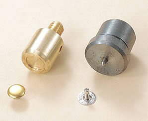 片面カシメ用コマ（中）レザークラフト工具 レザークラフト クラフト ハンドプレス機 片面カシメ用駒