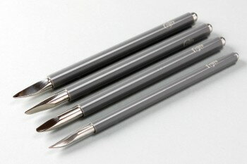 ステンレスフィギュアモデラセット (クラフト社) カービング レザー クラフト 工具 革