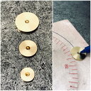 丸型へり定規(20 mm/14 mm/10 mm)(岡製作所)レザークラフト 皮革 工具 ハンドメイド