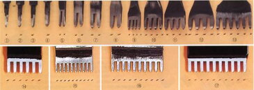 (No.1)1本ヒシ目打（1.5mm巾）(クラフト社) レザークラフト工具 レザークラフト クラフト 工具 菱目打 菱目打ち 穴あけ