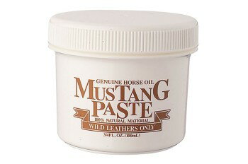 マスタングペースト（100ml） レザーケア シューケア 保革油　皮革保護剤 馬油 レザークラフト工具 レ..