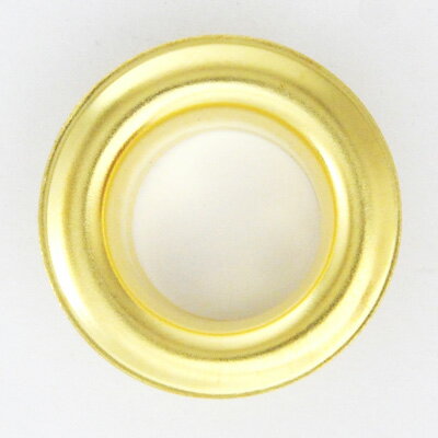 ■商品名：ハトメリング【New】No.28（ブラス） (20コ入り) 素材：真鍮製 ■サイズ：No.28 A：約22.7 mm B：約12 mm C：約7 mm ■色：ブラス ■対応工具 ・ハトメ抜き40号 ・アイレット打ち【New】No.28（ハトメリング用） ※旧タイプの、アイレット打ち No.28（ハトメリング用）では取り付けできません。