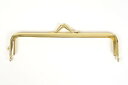 口金(4寸5分横長)<13.5cm> (クラフト社) <1コ> 図説付き がま口 がまぐち 財布 小物入れ レザークラフト金具 レザークラフト クラフト 手芸 ...