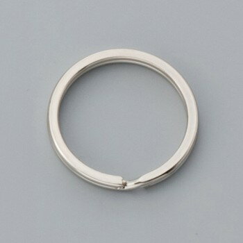 平リング＜25mm＞(5コ)N レザークラフト金具 レザークラフト クラフト 手芸 ハンドメイド キーホルダー金具