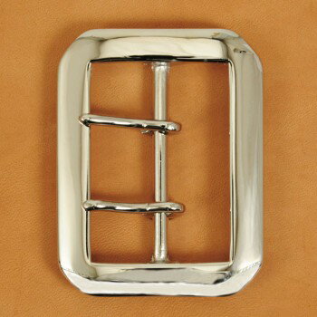 LC八角ダブルピンバックル50N (5コ入り) 真鍮製 バックル レザークラフト金具 レザークラフト クラフト ハンドメイド 革 ベルト 手芸 ハンドメイド セット