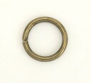 ■商品名：鉄リング（24mm）＜アンティーク＞4コ ■色：アンティーク ■サイズ 内径：24 mm / 鉄線の太さ：約4.0 mm