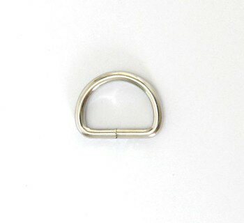 Dカン(15mm)<ニッケル>2コ レザークラフト クラフト ハンドメイド 手芸 金具 dカン Dかん カン Dリング シルバー Dカン(15mm)<ニッケル>2コ レザークラフト クラフト ハンドメイド 手芸 金具 dカン Dかん カン Dリング シルバー