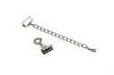 ブレスレット金具セット・銀古美(10mm)(銀古美) (クラフト社) <1セット> レザークラフト クラフト アクセサリー 飾り 金具 手芸 ハンドメイド パー...