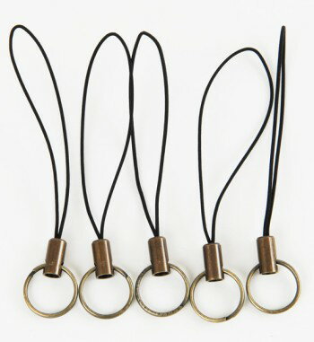 携帯ストラップ金具Lリング・リングの直径10mm (50本入り) レザークラフト クラフト 手芸 ハンドメイド ハンドクラフト ストラップ 副資材 材料 手作り キーホルダー 金具