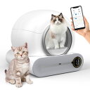 【送料無料】自動猫トイレ ペット 管理 スマート 猫 トイレ 砂 飛び散らない 猫用トイレ 自動 静音 猫砂 自動トイレ 猫用 全自動猫トイレ 猫用自動トイレ ...