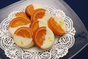銀座スイーツリキュール香るバレンシアオレンジとホワイトチョコレートの組合せ『ガレットオランジェ・ホワイト』8個入り【内祝い】