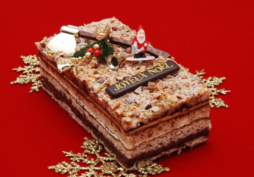 銀座ル・ブランのXmasケーキ風味豊かなナッツ本来の味を生かしたケーキ「ノエル マルジョレーヌ」【送料無料】