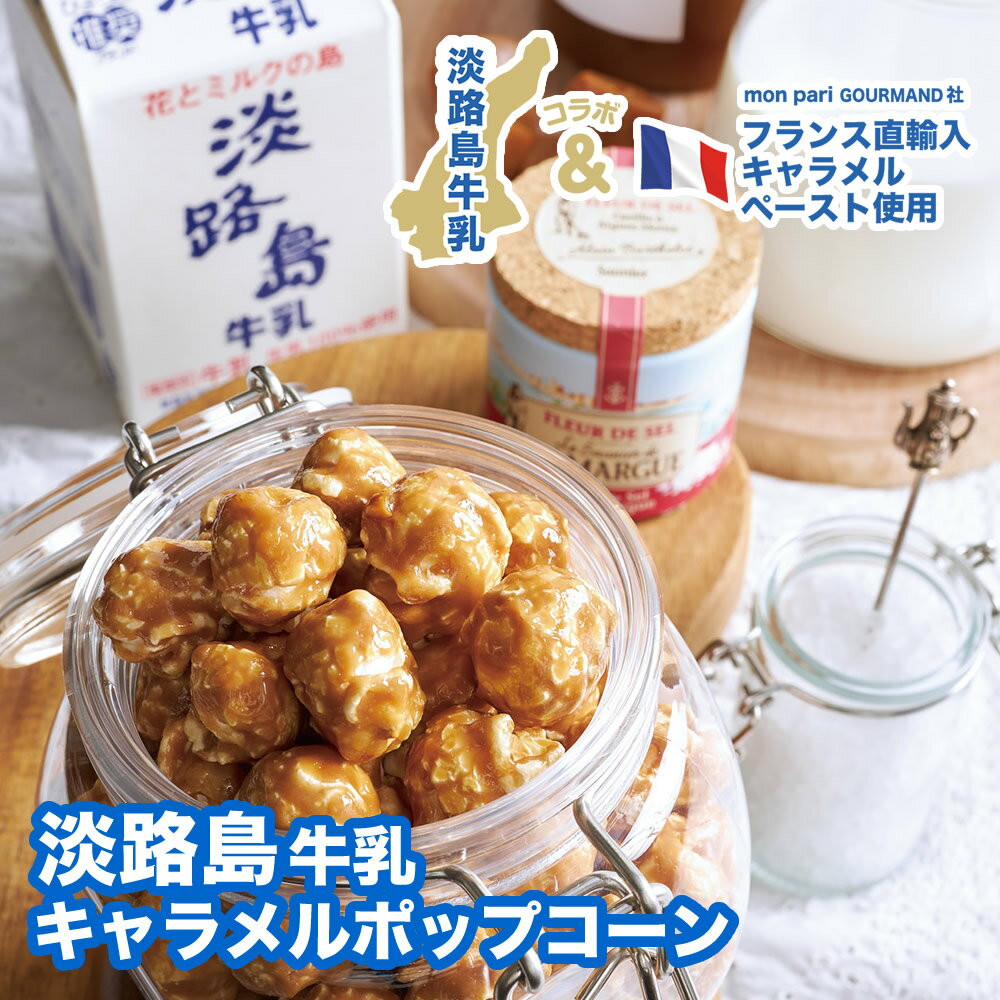 淡路島牛乳キャラメルポップコーン レギュラー45g 牛乳パックタイプ100g 2種類 / キャラメルポップコーン 淡路島 淡路島牛乳 高級ポップコーン マッシュ...