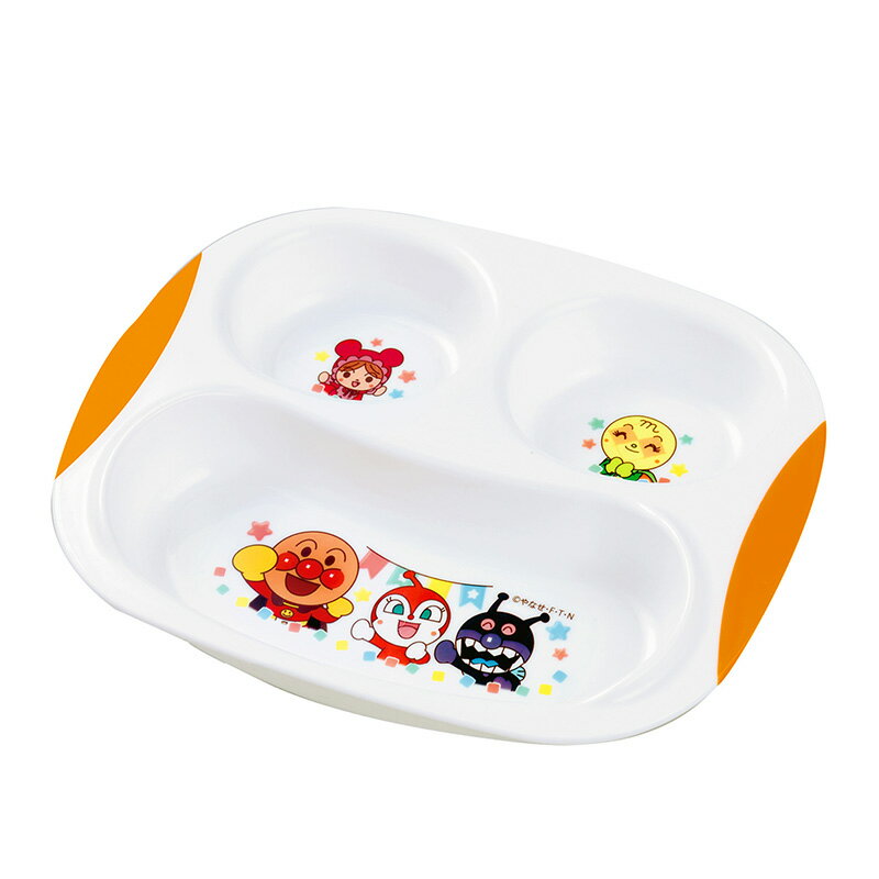 ベビー ランチプレート お皿 仕切り トレーニング食器 アンパンマン 子供食器 ランチ お昼 夕食 ディナー お手伝い キャラクター食器のサムネイル