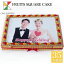 写真ケーキ スクエア型 フルーツ生チョコクリーム 37×28cmバースデーケーキ 誕生日ケーキ 【送料無料】..