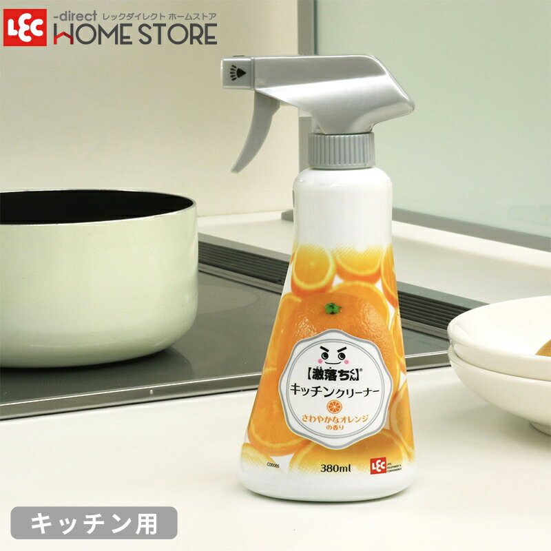 キッチンクリーナー 泡 スプレー激落ちくん 380ml キッチン洗剤 泡タイプ 換気扇 壁 レンジ 油汚れ