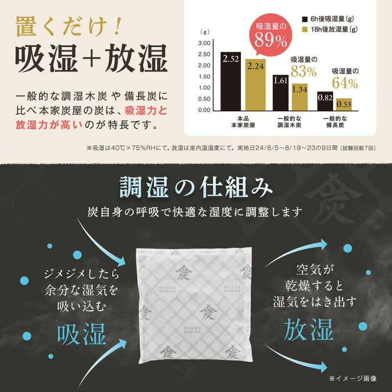 除湿剤 乾燥剤 湿気取り 除湿 繰り返し 湿気とり 大容量 半永久 炭 繰り返し使える除湿剤 洗面台 シンク 下駄箱 玄関 調湿 消臭 木炭 本家炭屋 スクエアタイプ M レック ダイレクト lec