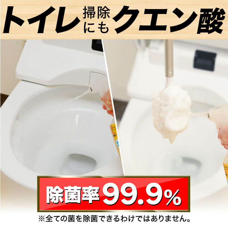 激落ちくん 激落ち トイレ掃除 アンモニア臭 クエン酸 泡スプレー【つめかえ】 360...