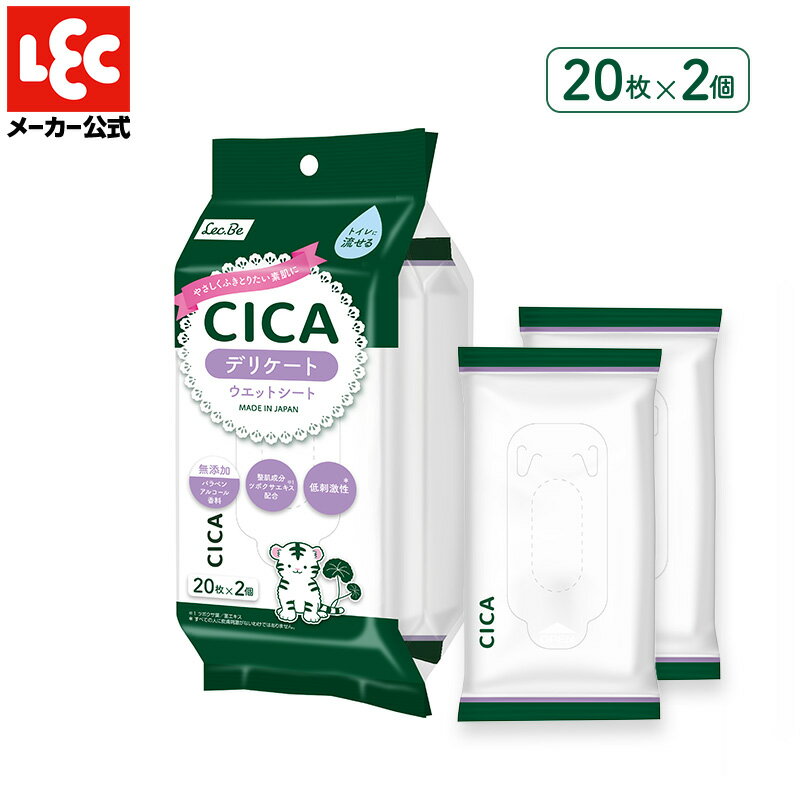 フェムウェット 20枚×2個 日本製 デリケート ウェットシート トイレ 流せる ケア 清潔 トイレ ウェット..
