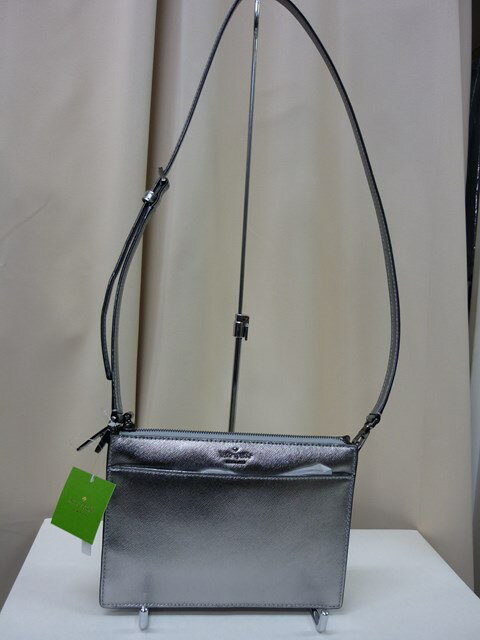 SALE!kate spade　CAMERON STREET CLARISE ショルダーバッグ（メタリックシルバー）【アウトレット】【新品】