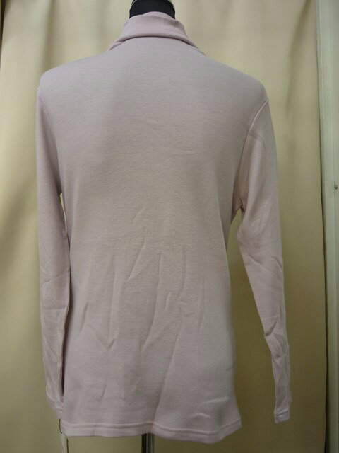 SALE!Lサイズ綿100％コットンガーゼボトルネック長袖Tシャツ(日本製）（ピンク）【新品】 lechaton-10004921 セレクトショップ ル・シャトン サンプル画像3
