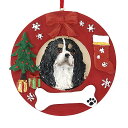 キャバリア グッズ 犬 クリスマス プレゼント クリスマスプレゼント 女性 男性 クリスマスツリー オーナメント 飾り 飾り付け クリスマス 飾り 玄関 ガーランド おしゃれ クリスマスリース 誕生日プレゼント 犬好き トライ