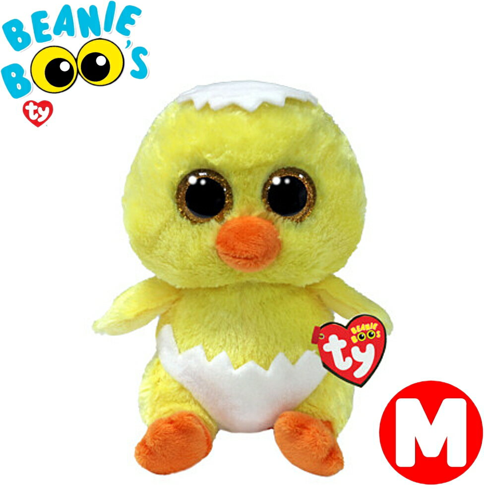 樂天商城 - Beanie Boo's ピーティー (M)　黄色い鳥 Mサイズ 15cm あす楽 出産祝い 誕生日 プレゼント かわいい キラキラ インテリア ギフト ルシアン 37343