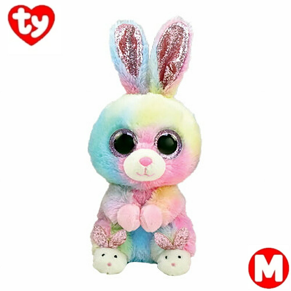 TY うさぎ うさちゃん アニマル 動物 輸入雑貨 アメリカ アメリカン かわいい キラキラ 女の子 人気 パステル ポップ ゆめかわいい Mサイズ エレンのサムネイル