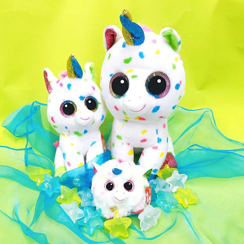 ぬいぐるみ ユニコーン TY Beanie Boo's Mサイズ 15cm ハーモニー ビーニーブーズ かわいい お見舞い 誕生日 9月7日 プレゼント ギフト 即日出荷の商品画像 3