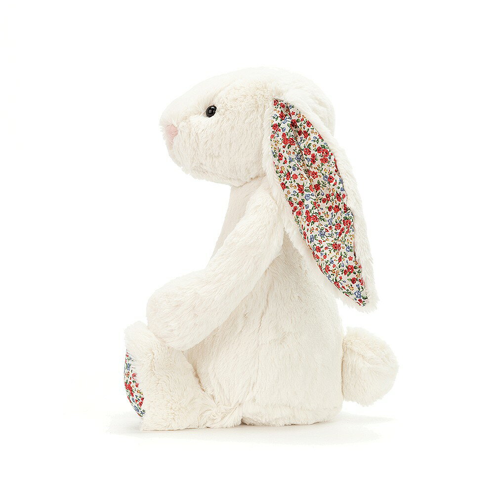 Jellycat ジェリーキャット うさぎ 耳花柄 blossom cream bunny Lサイズ 36cm ブロッサム クリームバニー 手触りのいいぬいぐるみ 出産祝い ファーストトイ 誕生日 プレゼント ギフト 正規品 ルシアン