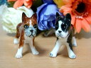 フランス【KLIMA社】直輸入 磁器製 フィギア ボクサー E755-2体セット 犬 置物 雑貨 犬グッズ フィギュア インテリア雑貨 陶磁器 プレゼント ギフ...